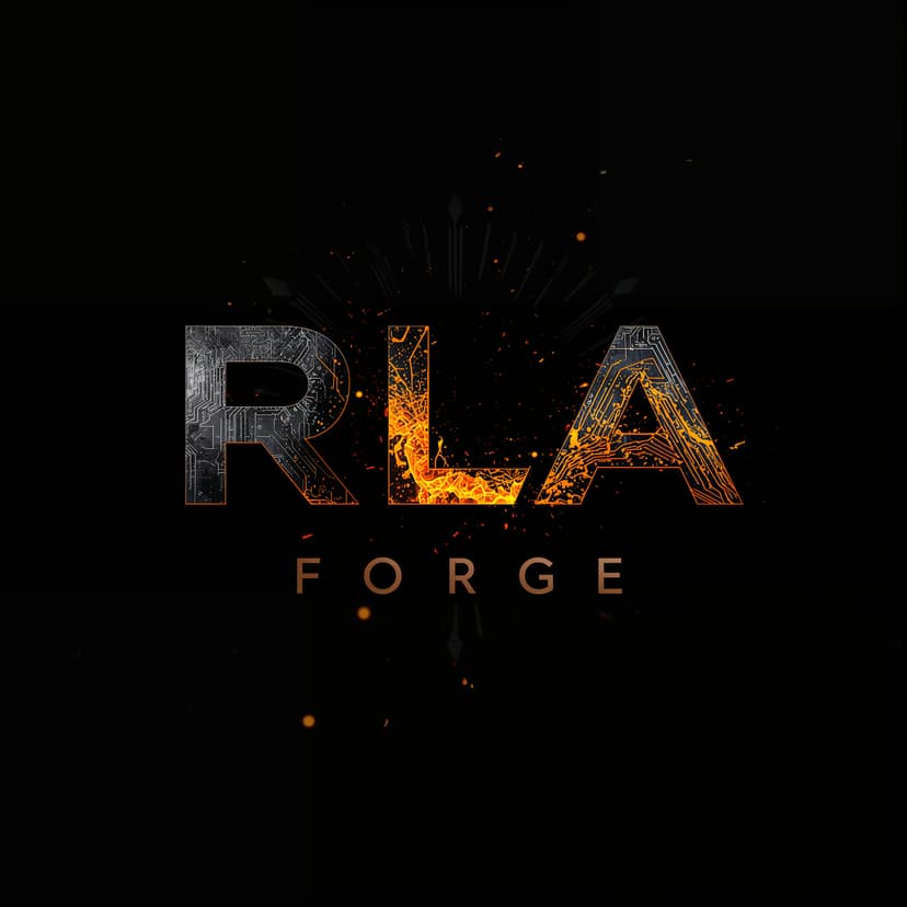 RLA FORGE — molten fire and circuit textures